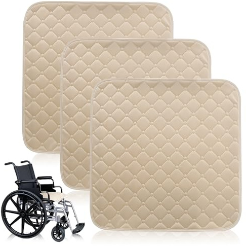 Waschbare Inkontinenz Sitzauflage, Inkontinenzunterlage Waschbar 50x50cm Inkontinenzunterlagen Wiederverwendbar wasserdichte Inkontinenz Sitzauflage Wiederverwendbare Unterlage für Rollstuhl Stuhl