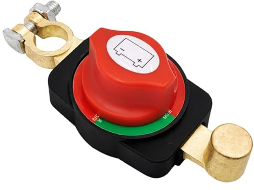 GSGFUIS Batterietrennschalter Hauptschalter, Batterieschalter Autobatterie Trennschalter 12V-48V wasserdicht für Auto, Motorrad, LKW, Boot, Bus