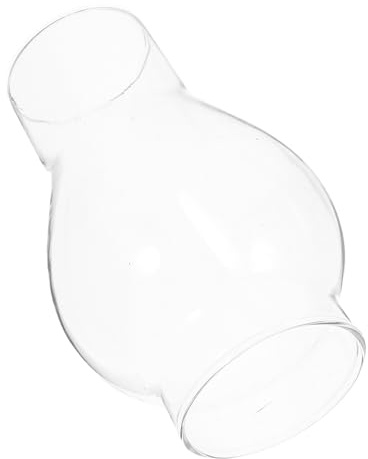 jojofuny Vintage Ersatzglas Petroleumlampe aus Glas Sturmlampenschirm Windfest Klare Lichtdurchlässigkeit für Dekor und Außenbereich