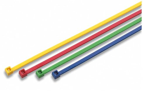 KABELBINDER 200 X 4,5 ROT, 100 Stück