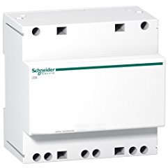 Schneider Electric A9A15220 iTR Transformateur de sécurité, 40VA, 230VCA/12-24VCA, Blanc