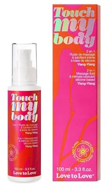 LOVE TO LOVE Touch My Body, Massageöl & Gleitgel, Ylang-Ylang, 100 ml