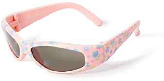 EYELEVEL Baby-flickor mönster tots solglasögon, Rosa, en storlek