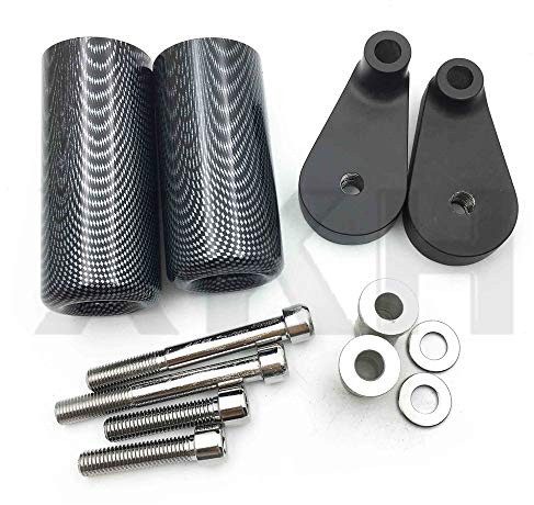 XKH- Motorcycle No Cut Frame Slider Crash Protector Compatible with 2007 2008 Yzf R1 Yzf R1 Carbon [B00Y7CDSFG]