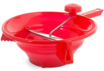 Home Passiergerät mit 3 Scheiben, Edelstahl, 30 cm