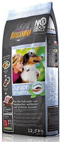 Belcando Junior GF Poultry [12,5 kg] getreidefreies Hundefutter | Trockenfutter ohne Getreide für Junge Hunde | Alleinfuttermittel für Hunde ab 4 Monaten