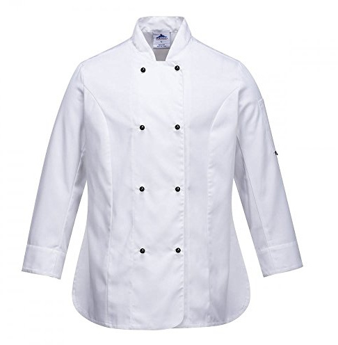 Portwest Rachel Ladies Long Sleeve Chefs Jacket