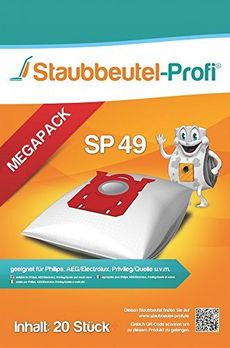 20 Staubsaugerbeutel geeignet für AEG VX4-1-CB-P von Staubbeutel-Profi® kompatibel mit Swirl PH86 / E82 / PH96 / VO75
