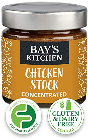Bay's Kitchen Brodo di pollo concentrato, senza glutine e latticini, a basso contenuto di FODMAP