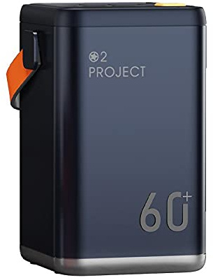 Tumnea Power Bank 60000mAh Funzione di Ricarica Rapida Powerbank di Grande capacità, Porte USB Mobile Powerbank Outdoor Portable 36W di accumulo di energia Powerbank