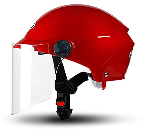 JATIBOSH Attache Fermement Vintage Casque Portable Et Sûre Cyclomoteur Casque, RéTro Demi Casque Boucle De Sécurité À Prise Rapide Casque Moto, pour Adapté Aux Motos ÉLectriques ECE Certifiés