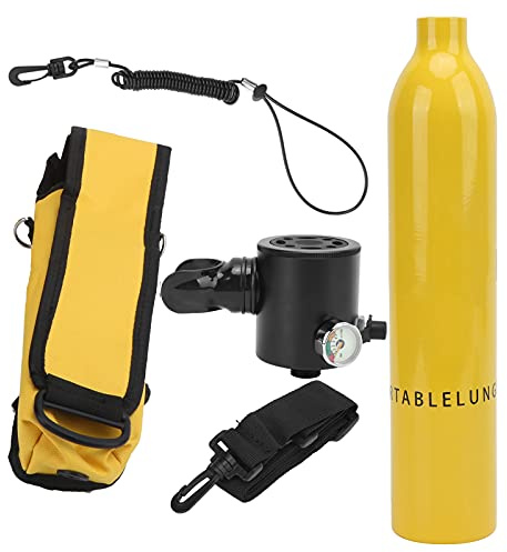 SUNGOOYUE Bouteille D'oxygène sous-Marine, Bouteille D'oxygène de Plongée avec Reniflard de Réservoir