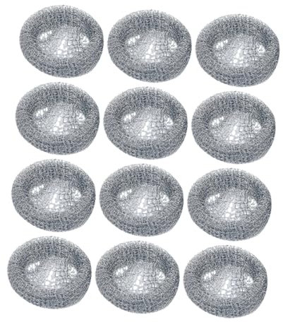 WATIIFUFU 12pcs Washer Lint Catcher for Hose Stainless Steel Lint Filters for Washing Machine Drain Hose