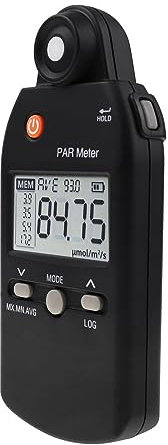 Light Meter, Digital Illuminance Light Meter, User-friendly PAR Meter Full-Spectrum Sensor Measure Grow Light Intensity Lux Meter PPFD Tester For Indoor Outdoor Plant , Light Meter for Plants, Car Hea