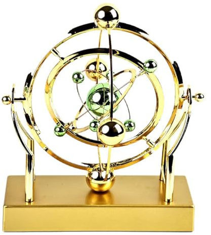 Celestial Orbit Perpetual Motion Pendel, kinetisches Kunst-Schreibtischspielzeug, Newtons-Wiege, inspirierte Bewegung für Büro und Heimdekoration, pädagogisches Geschenk