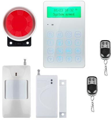 Smart Alarm Touch Sistemi di allarme GSM wireless Sicurezza domestica Segnale wireless 850/900/1800/1900 MHz,Espandibile(G3GA)