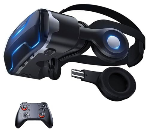 VR Brille, Virtual Reality Headset, 3D Handy Brille 110° FOV HD Anti-Blau Linsen, 3D VR Glasses, Unterstützt 4,7–7,2 Zoll Smartphones, Kinder und Familie(C)