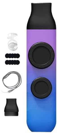 Membrana Flauto - Kazoos Metallo Portatile Doppia Membrana | Doppia Membrane con Cordoncino Sala Classe Riunione Natale All Piccoli Gioco Gruppo Pratica Compleanno Corsi Musica