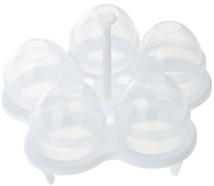 Bandeja y moldes para cocinar huevos cocidos cazador furtivo 5 moldes para hervir sin cáscara huevos vaporizador seguro para huevos duros
