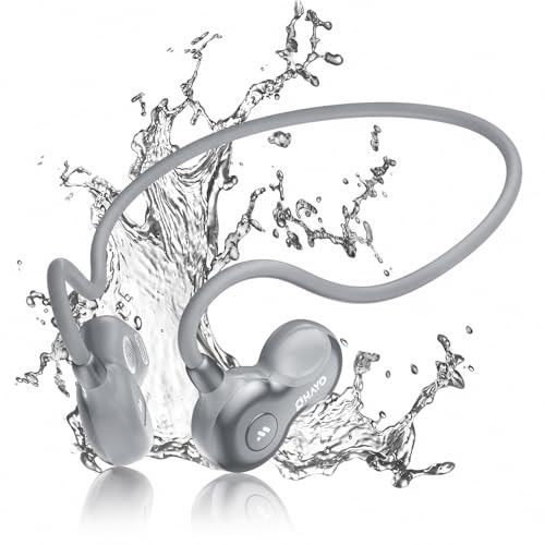 OHAYO Écouteurs Bluetooth sans Fil Sport, Casque Bluetooth V6.0, Étanchéité IPX7, 10 Heures d'Autonomie, Recharge Rapide en 2 Heures, Compatible avec Apple, Xiaomi, Samsung, Etc (Gris)