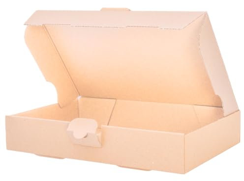 OfficeKing® 500 x Maxibriefkartons 240 x 160 x 45 mm Braun - Marken-Qualität Maxibrief Versandkarton Faltbox