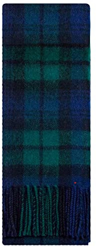 I LUV LTD Black Watch Modern Tartan 100% Lammwolle Schal Hergestellt in Schottland