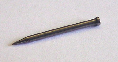 TECK Stahlnägel, 1,5 x 30 mm, Stahlstift, Sockelleistenstifte blank 1.000 Stück