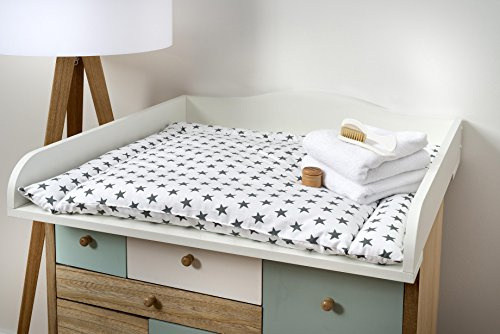 KraftKids Wickelaufsatz weiß passend für HEMNES Kommode