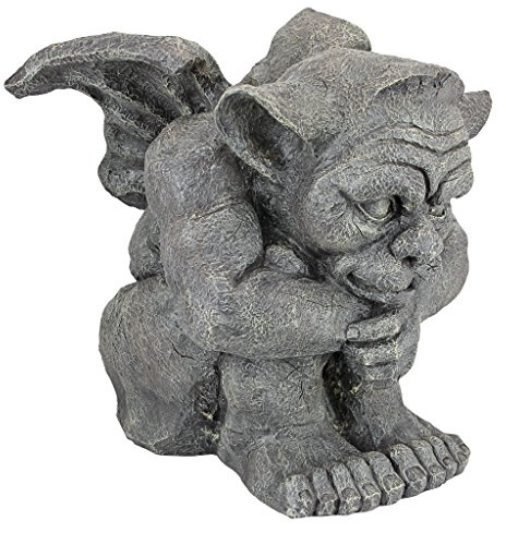 Design Toscano JQ9425 Statue d’Emmett la Gargouille grand Bronzage 40,5 x 40,5 x 44,5 cm
