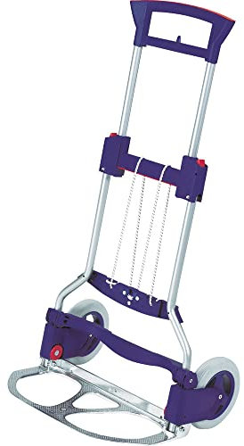 RuXXac Business 2234-51V3, faltbare Sackkarre, Tragfähigkeit: 125 kg, platzsparend verstaubar, inkl. Befestigungssystem, pulverbeschichtetes Stahlgerüst, pannensichere Bereifung, Aluminiumschaufel