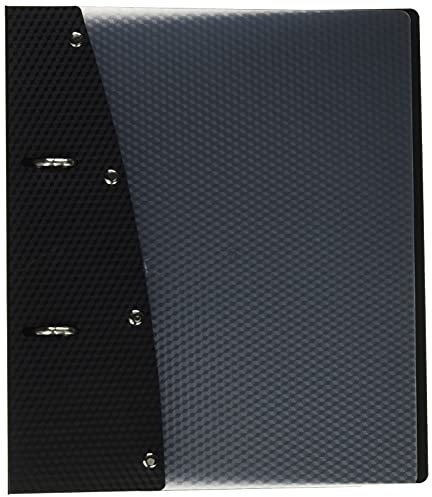 VELOFLEX 1151480 - Ringordner Diamond, Ringbuch, Ordner, DIN A5, 2-Ring-Mechanik, 20 mm, PP-Vollkunststoff, schwarz