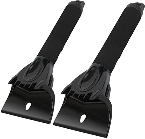GADLANE Ice Scraper for Car Windscreen - 2pcs x Long Handled Car Ice Scraper Anti-Scratch 9.5-Inch Set, the Ideal Durable Car Window Scraper for Efficiently Scraping Frost & Ice - Car Deicer 2 PACK