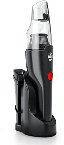 Dirt Devil Grab and Go+ 8V Cordless Handheld Vacuum Cleaner, Powerful Suction, Lightweight, Includes 2-in-1 Tool and Charging Stand with Tool Storage, Portable Vacuum Cleaner