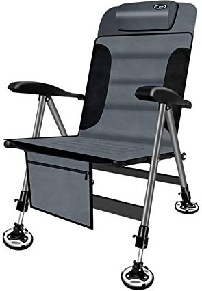 Klappbarer Stuhl, Faltbarer Angelstuhl, All-Terrain-Strandstühle, für den Außenbereich, Aluminiumlegierung, Picknick, Grill, Camping, Sitz, verstellbare Rückenlehne, Liegestuhl Good