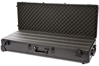 AKAZI Tragbarer Hartwerkzeugkasten, Aluminium-Hartwerkzeug-Flugkoffer, universeller großer Kameraausrüstungskoffer mit Schaumstoff-Transportbox (950 mm)
