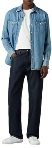 Levi's Män 555 avslappnade raka jeans, Välkommen till spelet, 34W / 32L