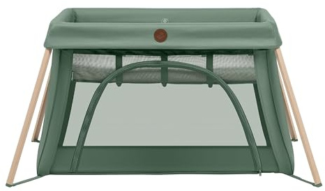 Maxi-Cosi Calao Light Reisebett, superkompakt & leicht, CloudCore Matratze, 2 Schlafebenen, Reisetasche, für Neugeborene & Kleinkinder (0–3 Jahre), max. 15 kg, Beyond Green Eco