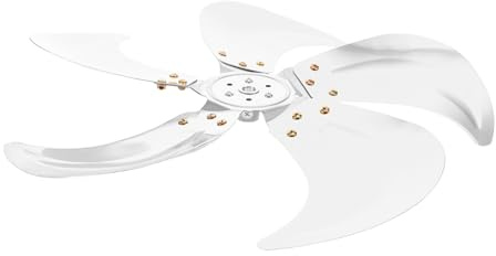 KOMBIUDA Reemplazo de de Ventilador Industrial de Aluminio de Alta Resistencia Silenciosa y Instalación Accesorio para Ventiladores de Suelo como Almacenes y Fábricas