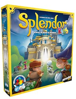Asmodee Splendor Kids Board Game - Resource Collection & Kingdom Adventure Strategy Game for Family, Kids & Adults, Ages 6+, 2-4 Players, 25 Minute Playtime