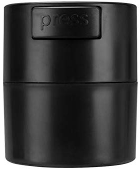 VILLFUL Boîte de Rangement Noire en ABS pour Colle à Extensions de Cils, Réservoir Scellé et Déshumidificateur, pour Voyage et Usage Familial, Capacité 3 Colles