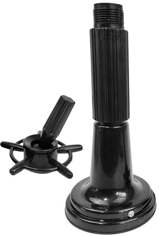 BUTIFULSIC Mannequin Wig Suction Clamp Black Head Stand Plastic with Holder | Strong and Stable, Rotates to Angle, Sturdy Plastic Build, Desktop Use for Wigs and Cosmetology Heads
