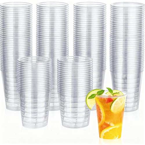 VASOMADRID - Vasos Reutilizables de Sidra de Plástico 500 uds de 470 ml (15oz) para Fiestas, Oficinas y Catering Resistentes y Reusables