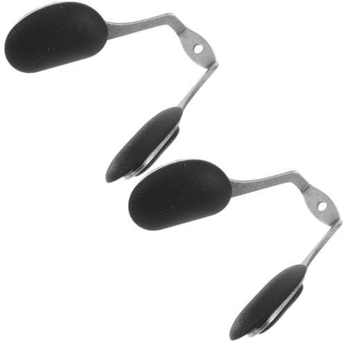 MAGICLULU Supporto Nasello a Forma di U in Acciaio Inossidabile per Occhiali da Sole e Eyewear, Compatibile Versatile Sostituzione Facile, Set da 2 Pezzi