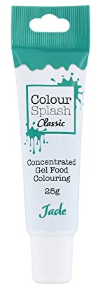 Colour Splash Food Colouring Gel Tube, Edible Ingredients, Highly Concentrated Gels, Easy to Use Squeezy Tubes, Transform Plain Cakes Into Bright, Eye-Catching Creations - Jade Green 25g