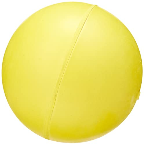 Klassiska husdjursprodukter massiv gummiboll, stor, 70 mm, gul
