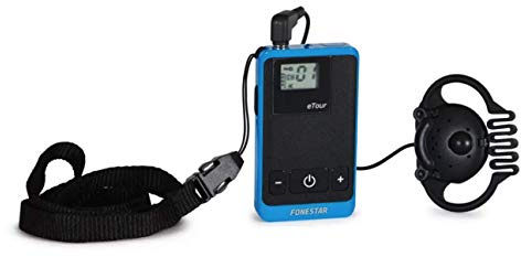 FONESTAR Receptor Inalambrico Bidireccional Guia Turistico TOUR-2R