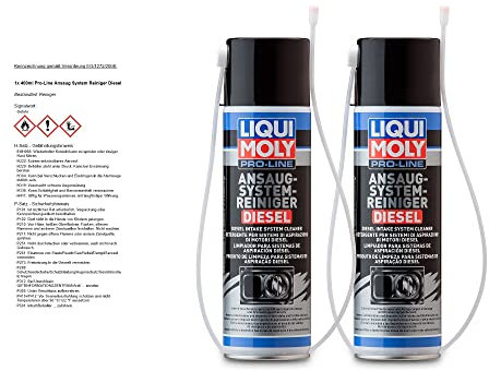 2x LIQUI MOLY 5168 Pro-Line Ansaug System Reiniger Diesel 400ml