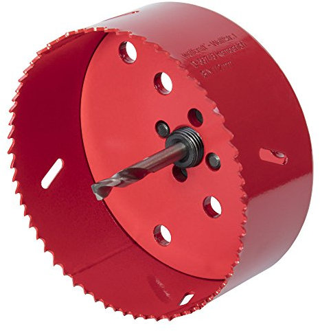 wolfcraft Sierra de corona BiM I 5496000 I Para materiales de obra en seco, madera, plásticos y metales, profundidad de corte de 40 mm