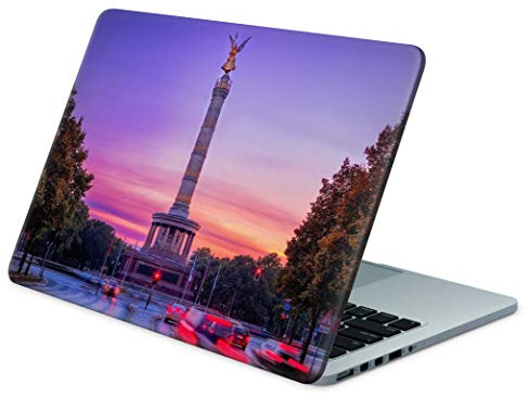 Skins4u Folie Sticker Skin Vinyl Aufkleber mit farbenfrohen Motiven für bis 17.3 Zoll 42x30cm Laptop Skin Decal Cover Siegessaeule