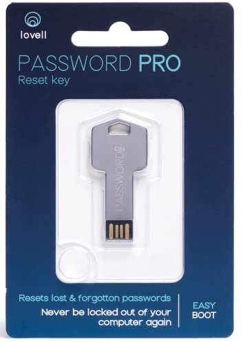 Password Reset Key Pro Next Generation, USB 3.0 Key funktioniert mit Windows 98, 2000, XP, Vista, keine Internetverbindung erforderlich, Reset verlorene Passwörter auf Windows-Basis-PC und Laptop